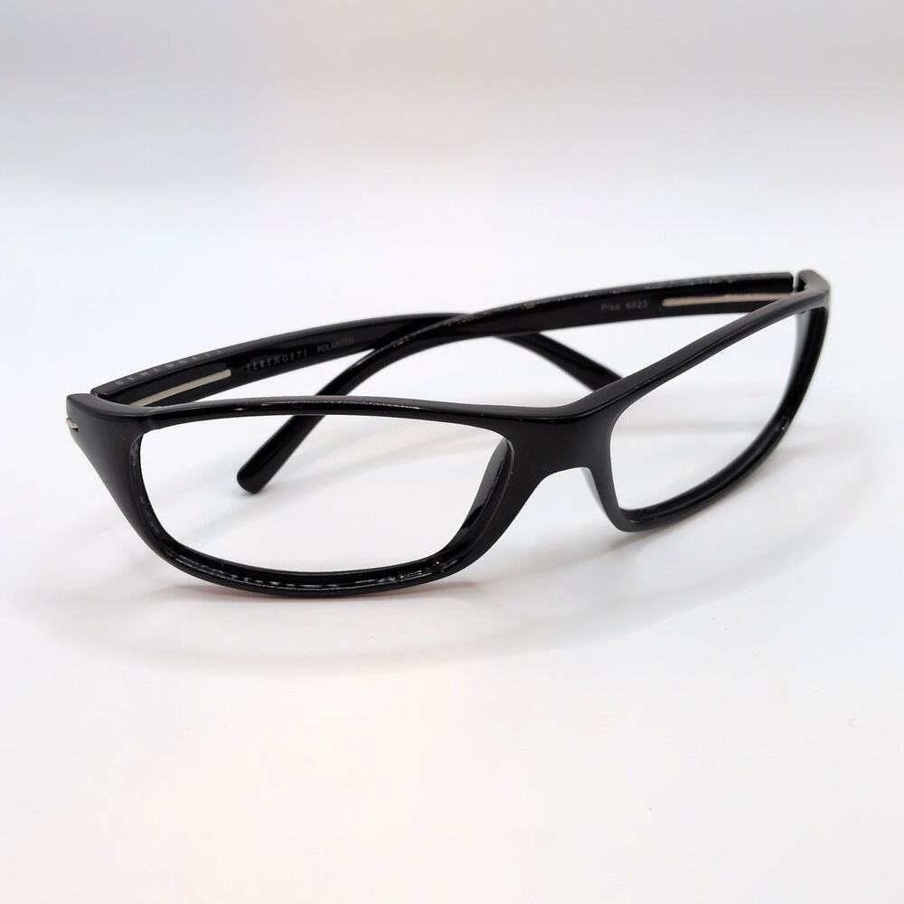 Serengeti Pisa Drivers Sunglasses Shiny Black - Frames Only - 6823